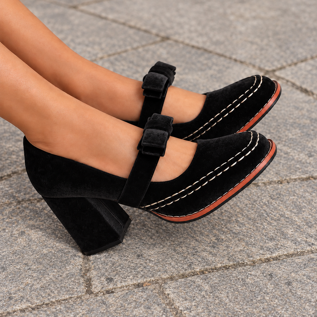 Arianna Velvet Loafers