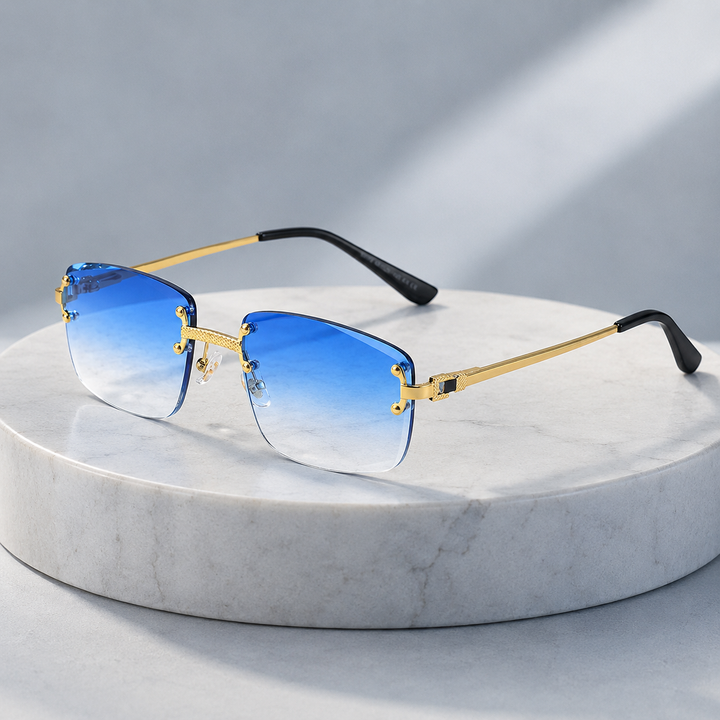 Luxe Rimless Sunglasses