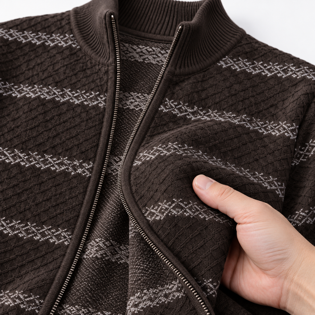 Wesley Zip Cardigan
