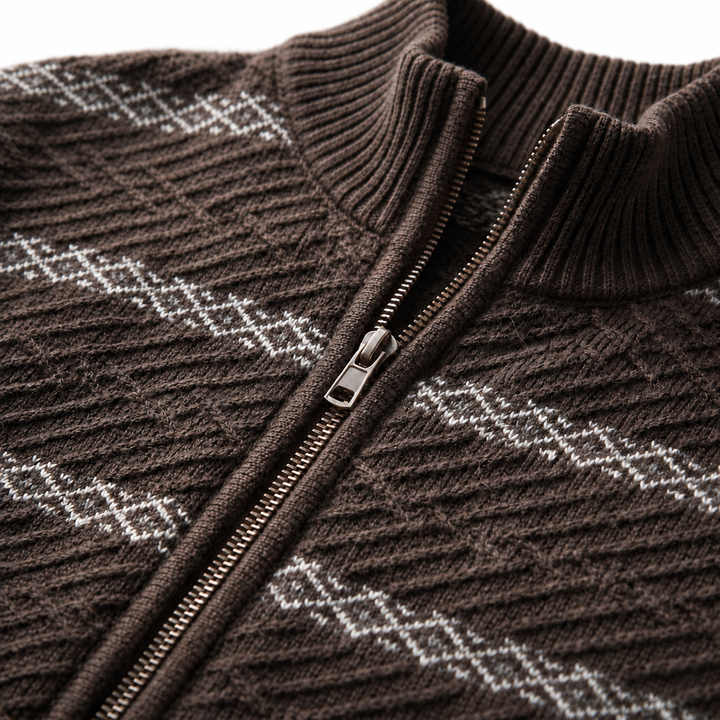 Wesley Zip Cardigan
