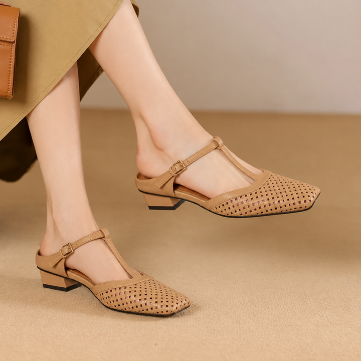 Elise Leather Mules