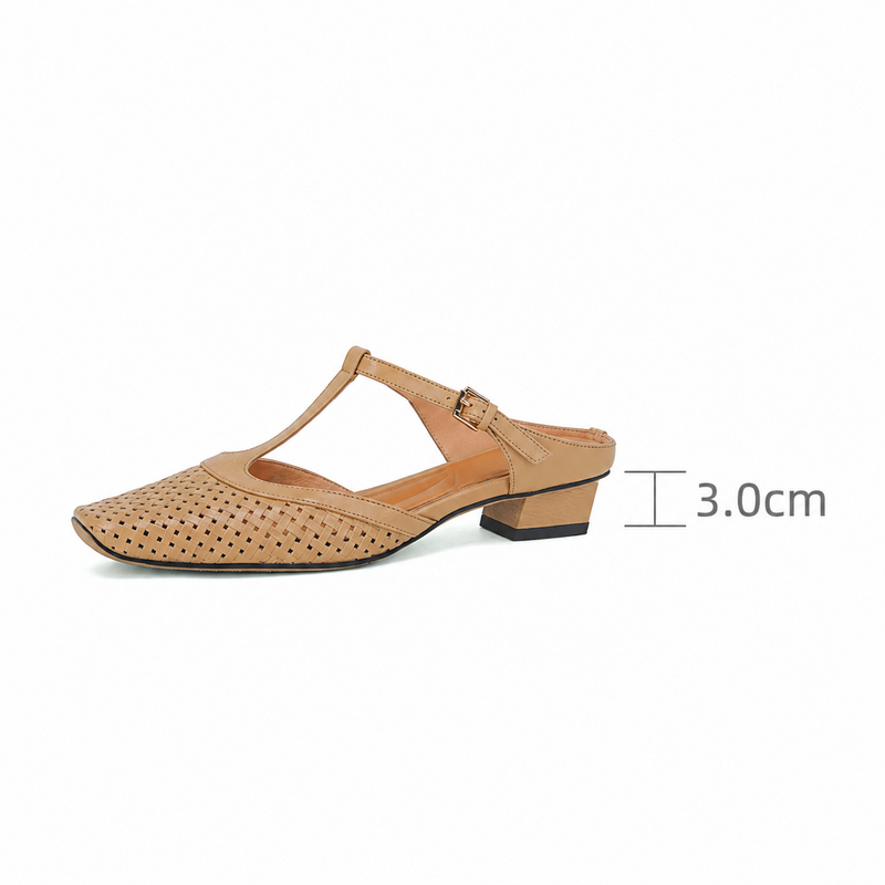 Elise Leather Mules