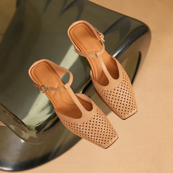 Elise Leather Mules