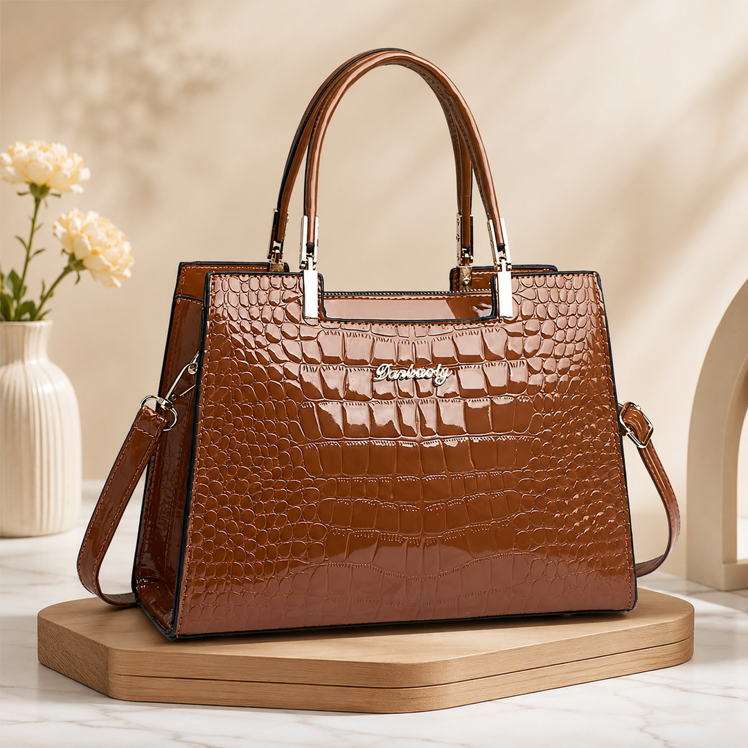 Verona Croc Handbag