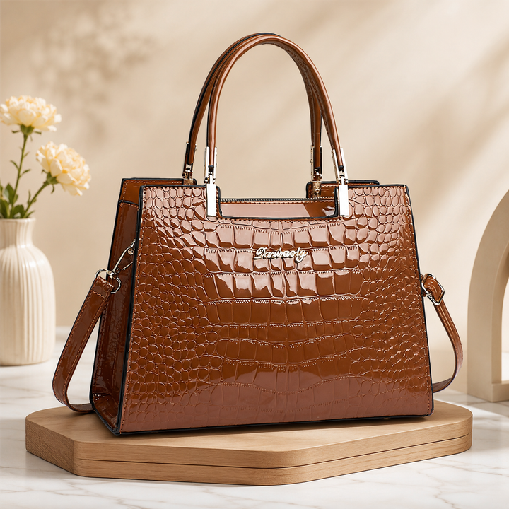 Verona Croc Handbag