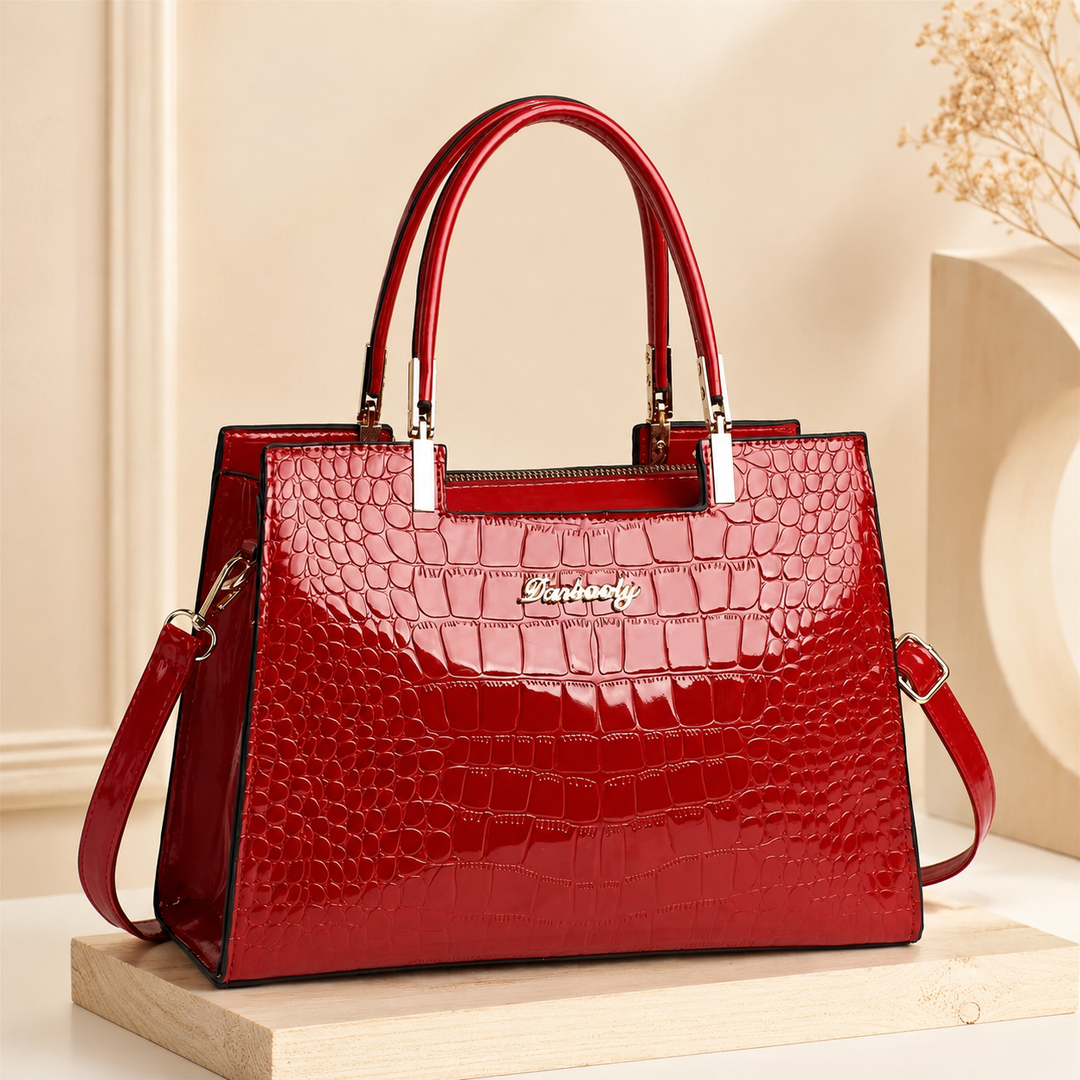 Verona Croc Handbag