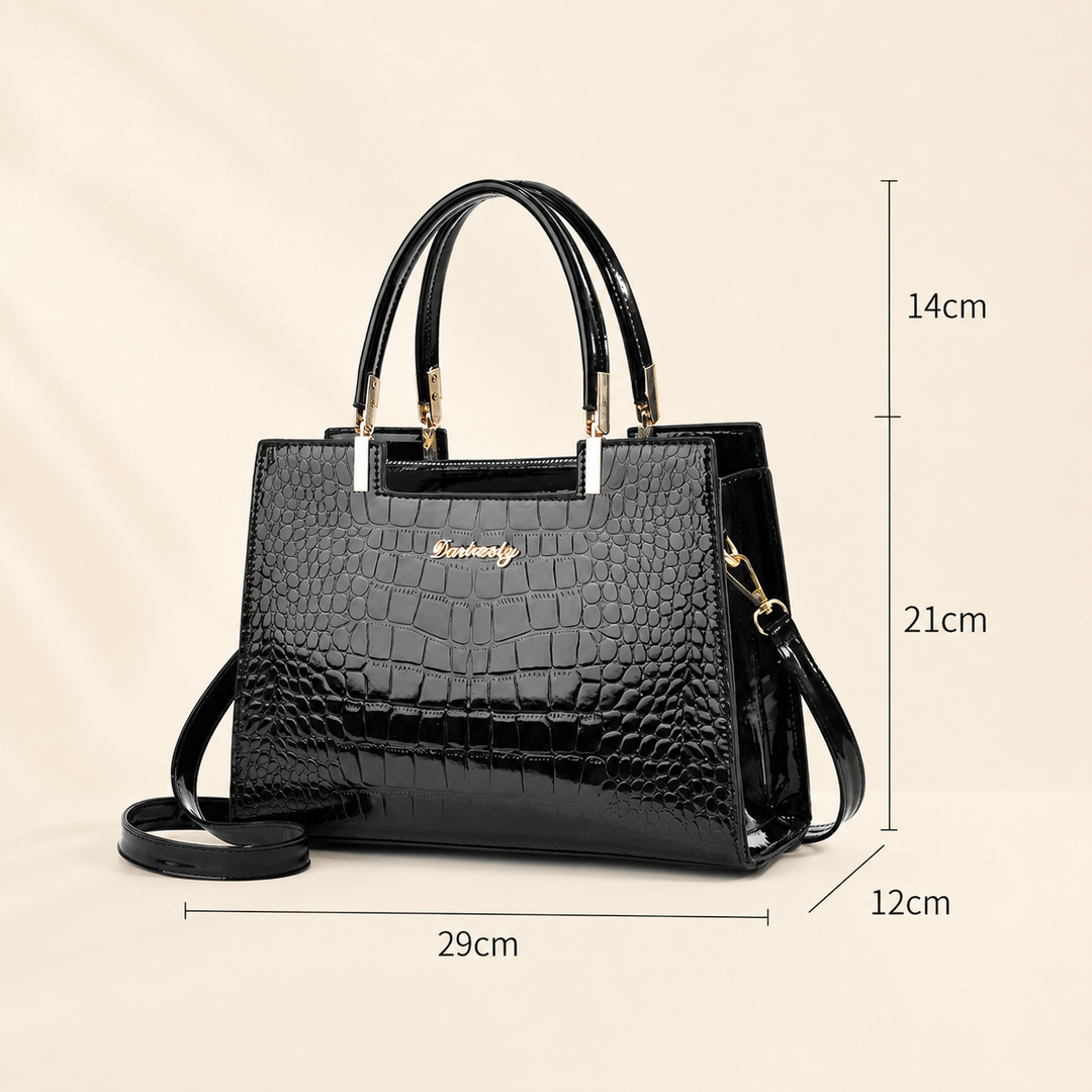 Verona Croc Handbag