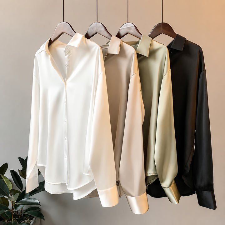 Satin Button Shirt