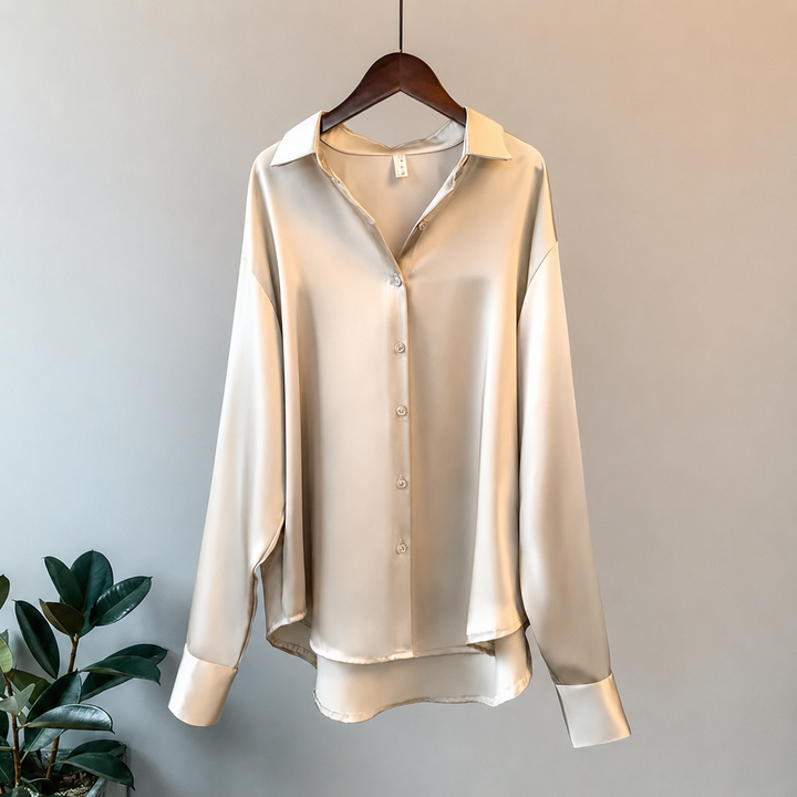 Satin Button Shirt