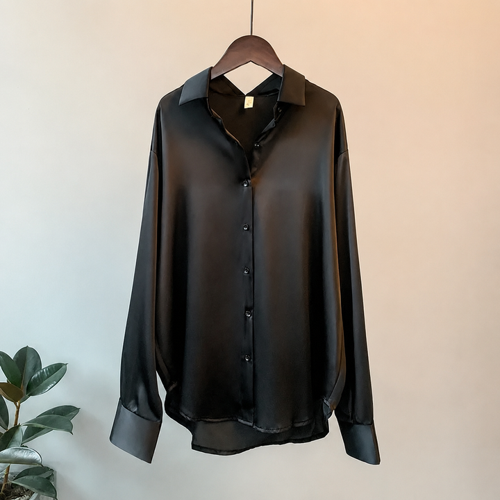Satin Button Shirt