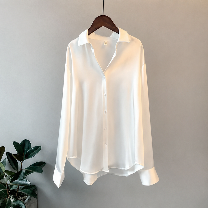 Satin Button Shirt