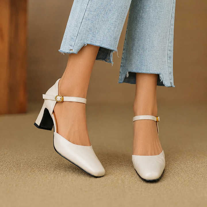 Audrey Strap Heels