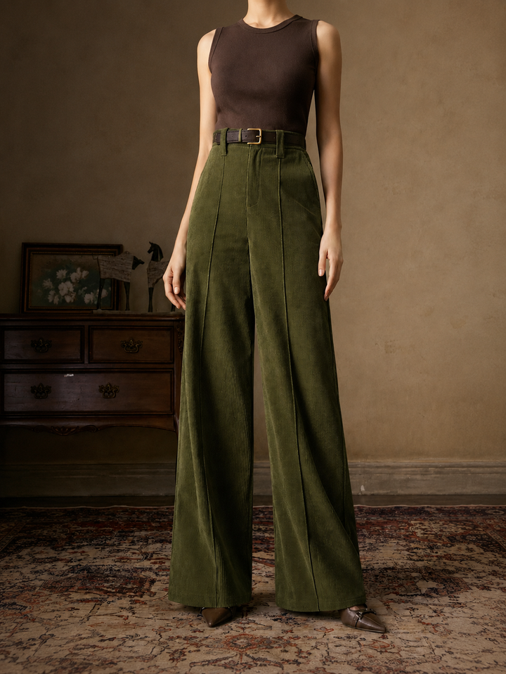 Tailored High-Waist Pants