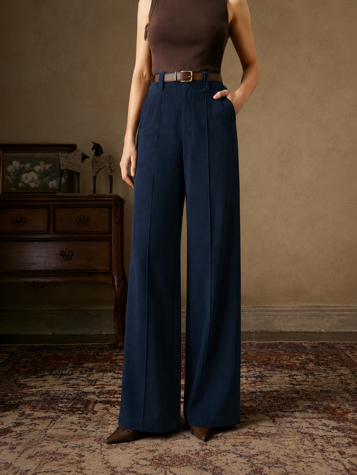 Tailored High-Waist Pants