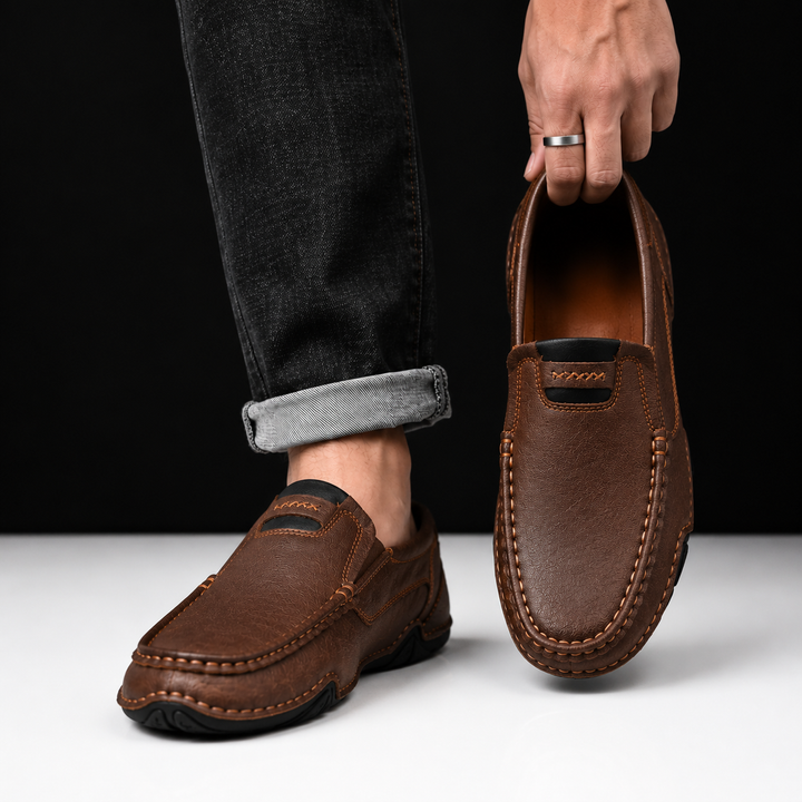 Bronco Genuine Leather Loafers