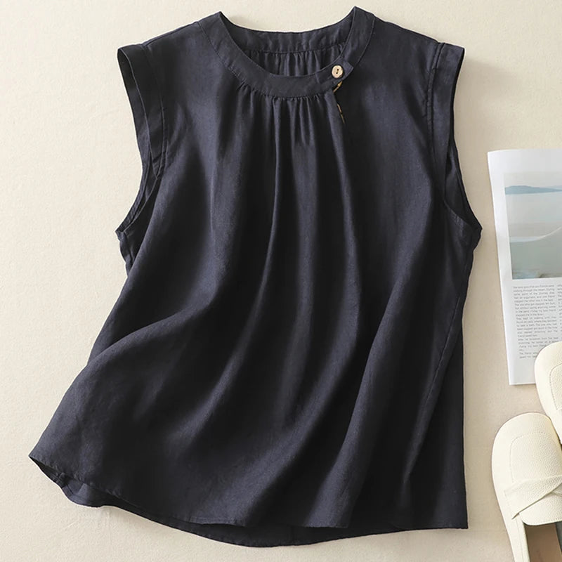 Breezy Linen Top