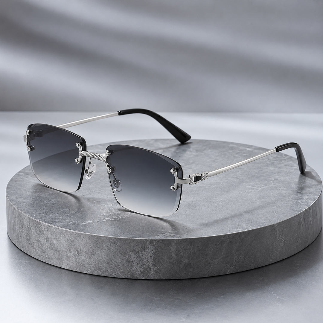 Luxe Rimless Sunglasses