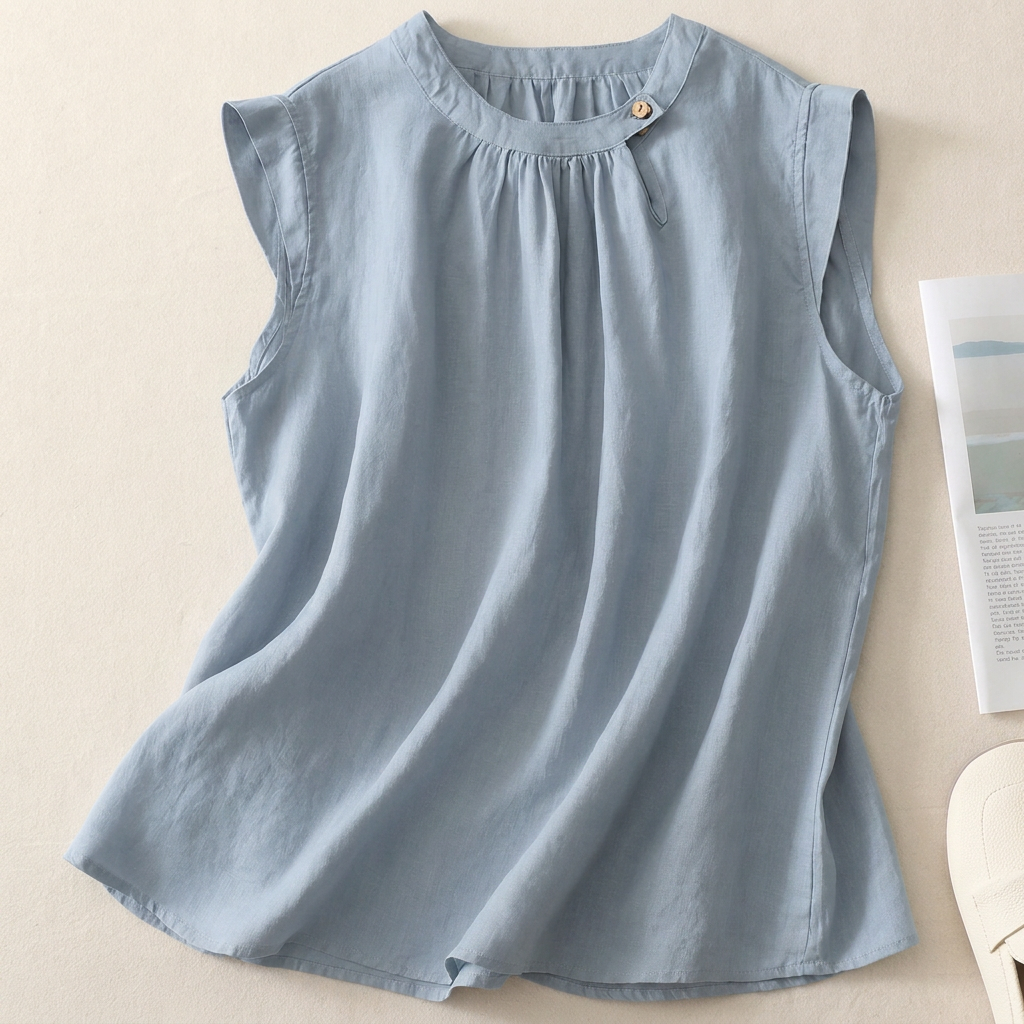 Sofia Linen Top
