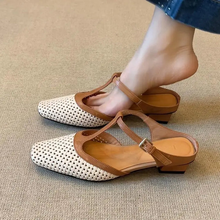 Elise Leather Mules
