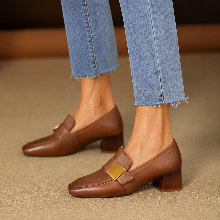 Genuine Leather Heels