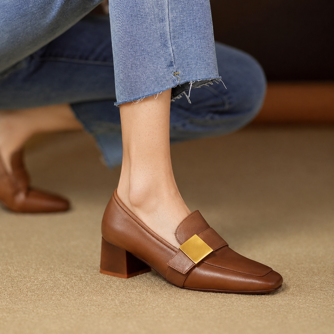 Genuine Leather Heels