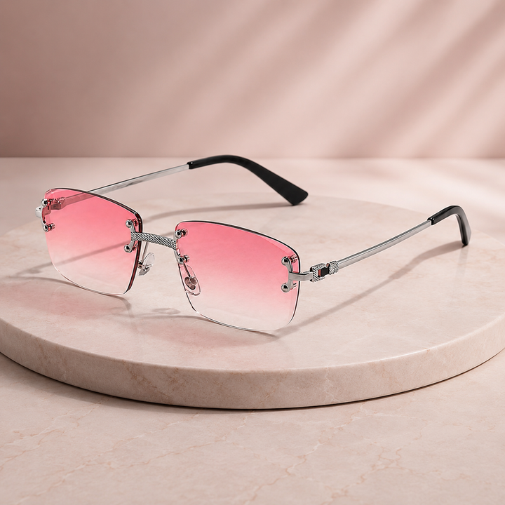 Luxe Rimless Sunglasses
