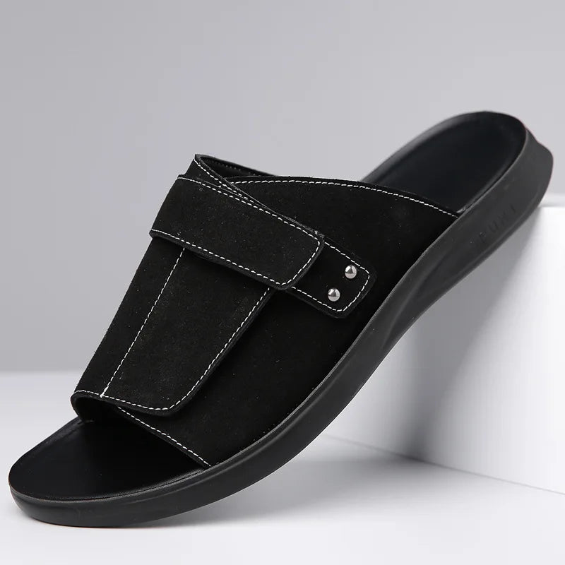 Cove Suede Slides