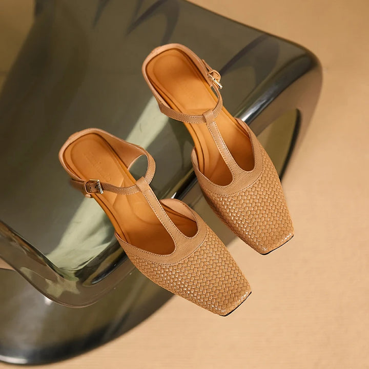 Elise Leather Mules