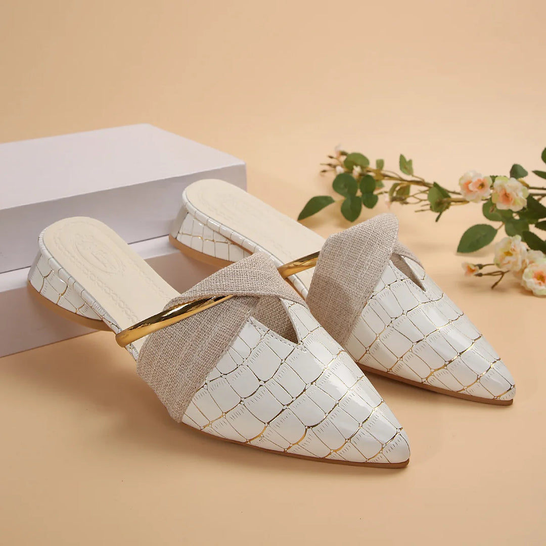 Vera Croc Mules