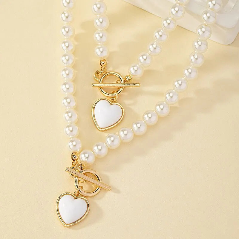 Pearl Heart Set
