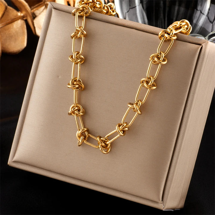 Aurelia Knot Necklace