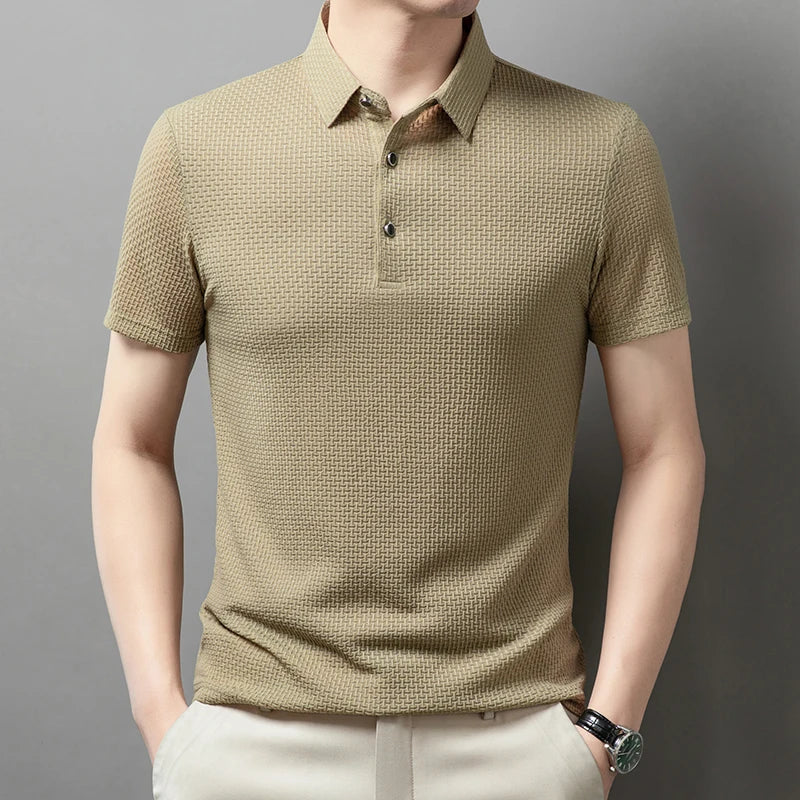 Mason Textured Polo