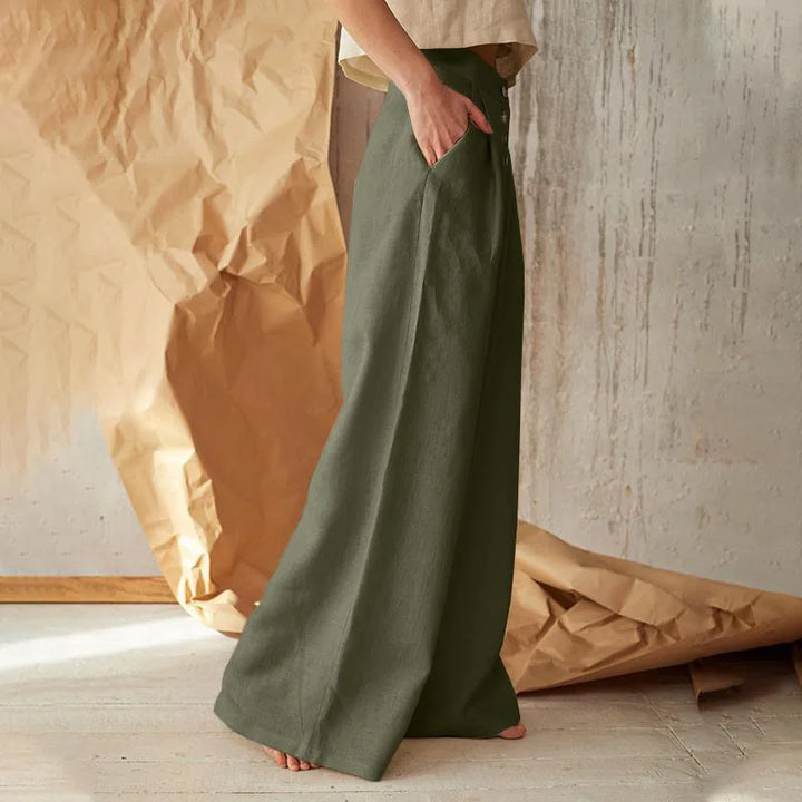 Lena Button Pants