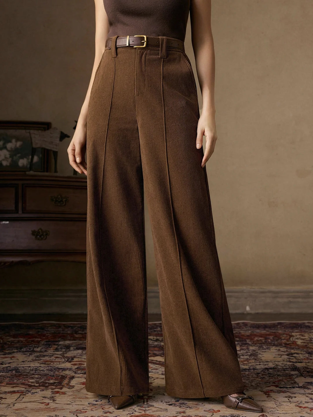 Tailored High-Waist Pants