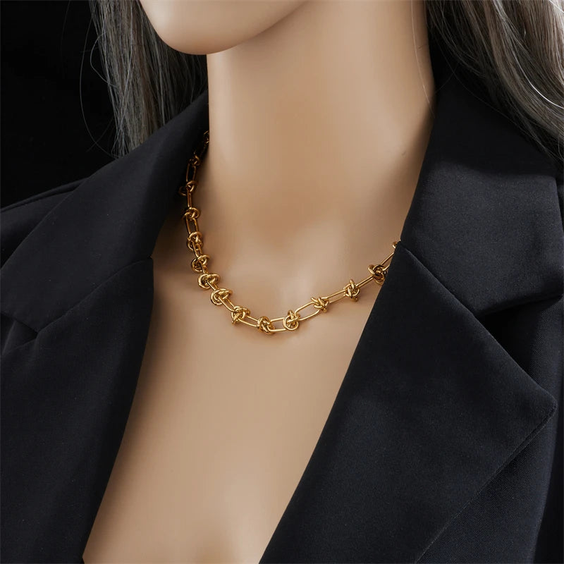 Aurelia Knot Necklace
