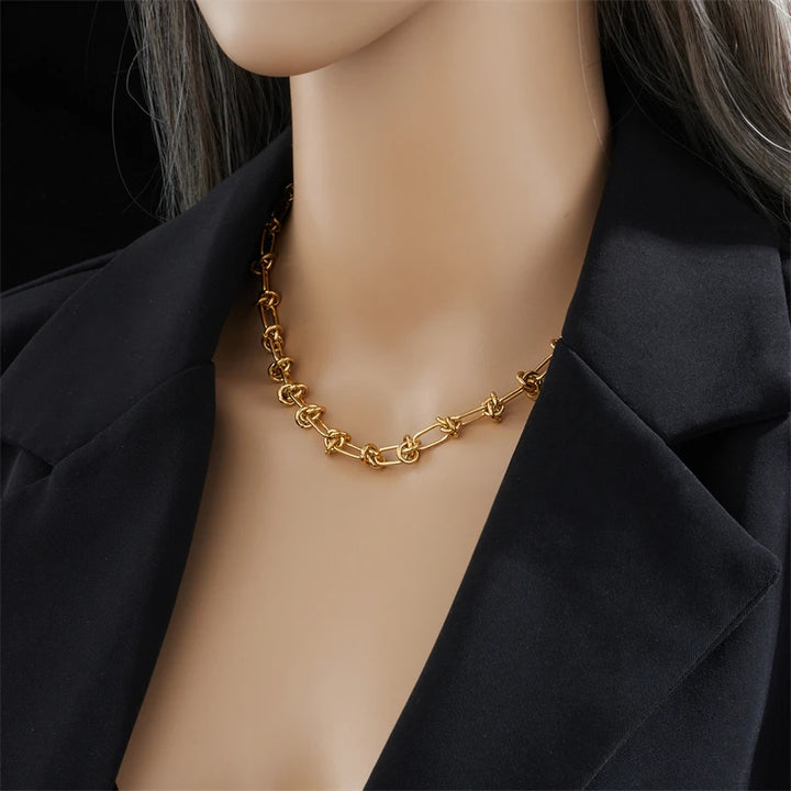 Aurelia Knot Necklace