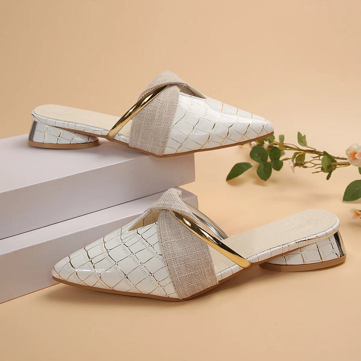 Vera Croc Mules