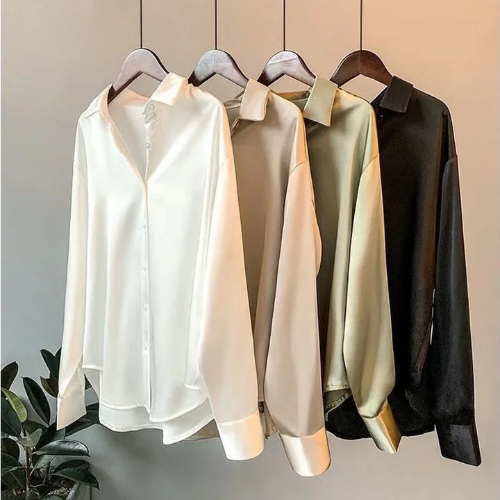 Satin Button Shirt