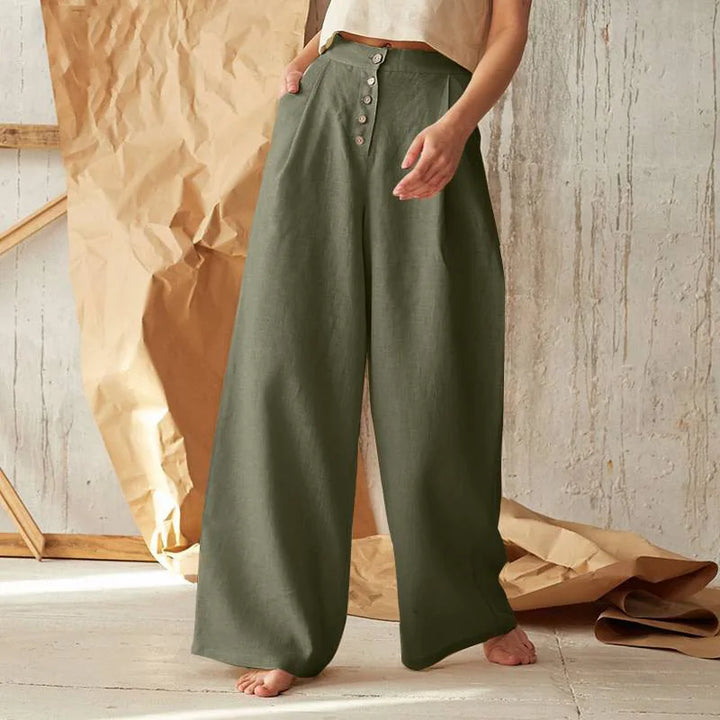 Lena Button Pants