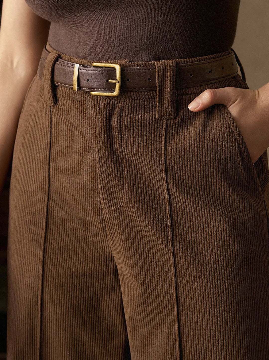 Tailored High-Waist Pants