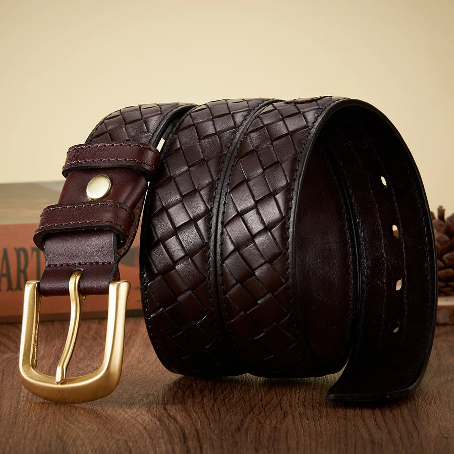 Bennett Braided Leather Belt