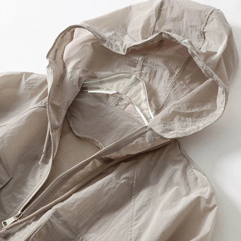 Light Hooded Jacket