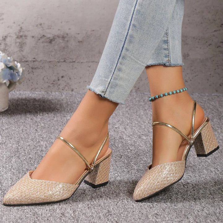 Lena Strap Heels
