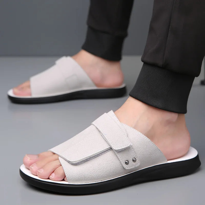 Cove Suede Slides