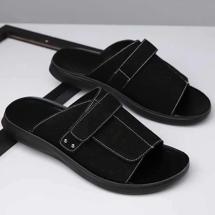 Cove Suede Slides
