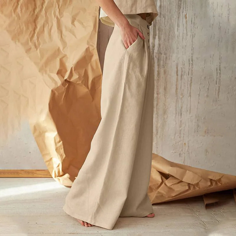 Lena Button Pants