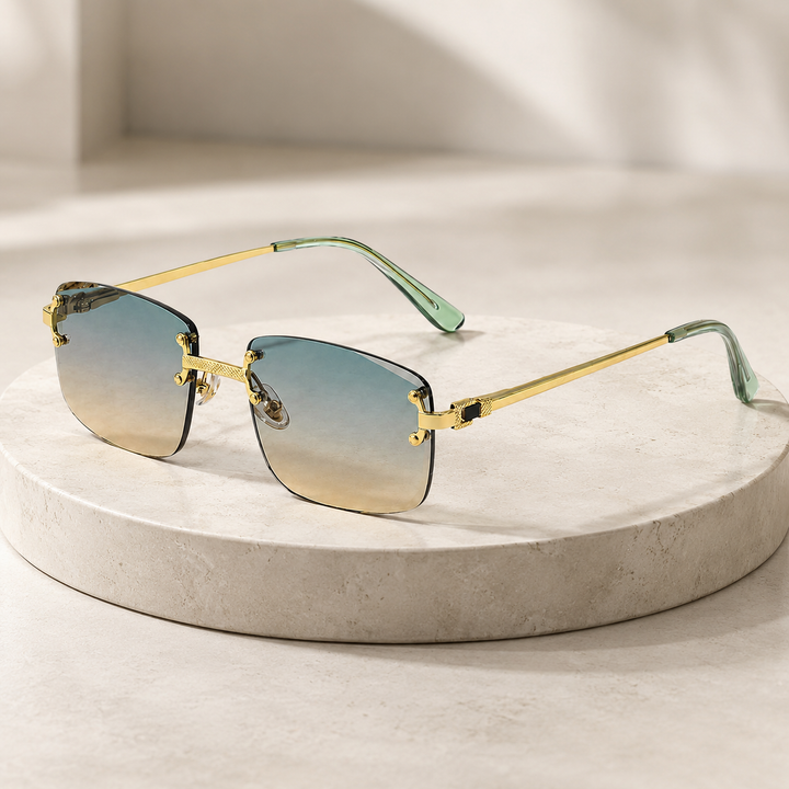 Luxe Rimless Sunglasses