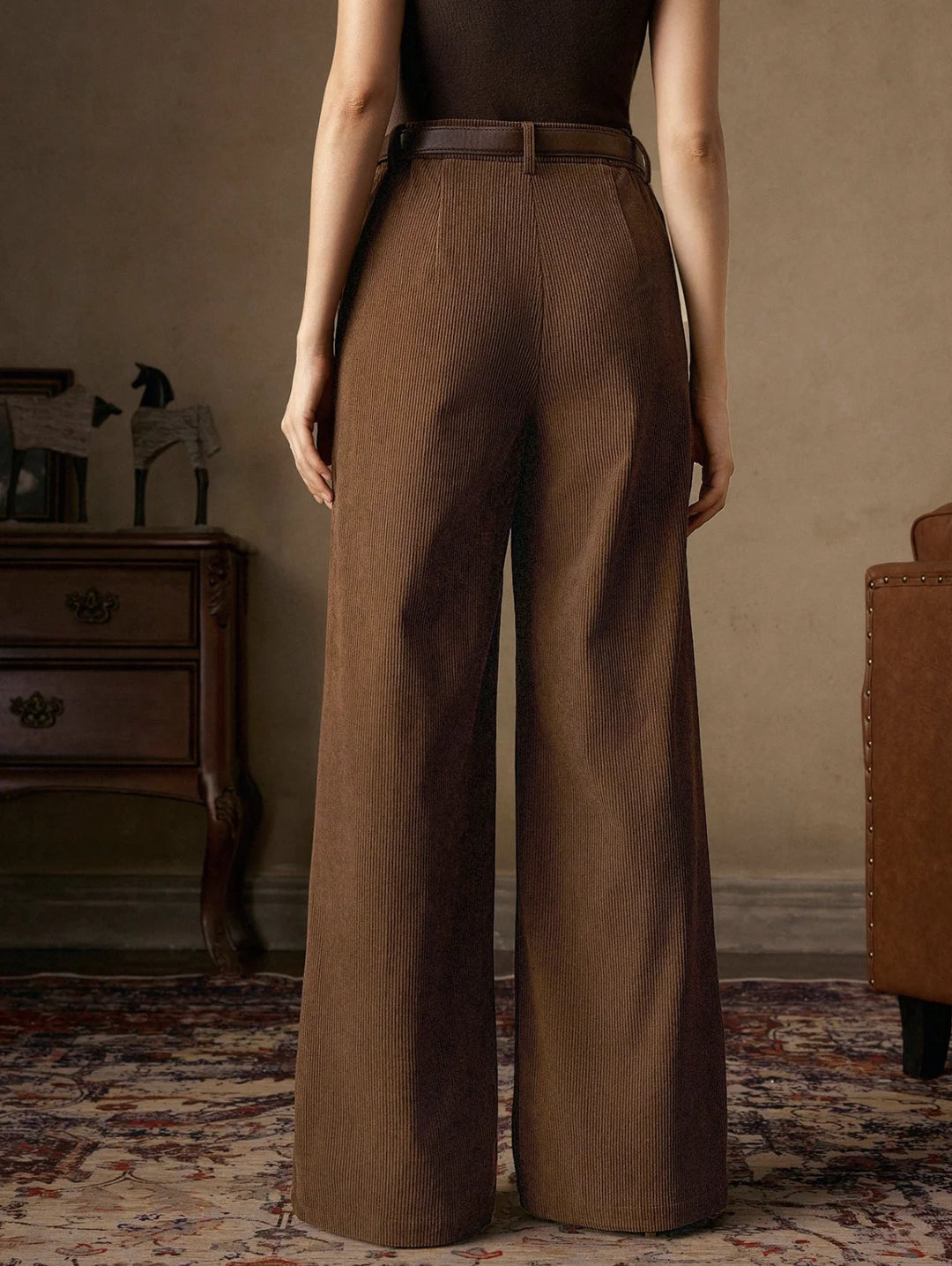 Tailored High-Waist Pants