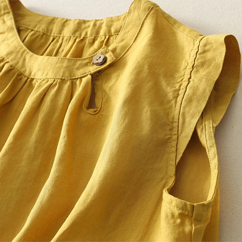 Breezy Linen Top