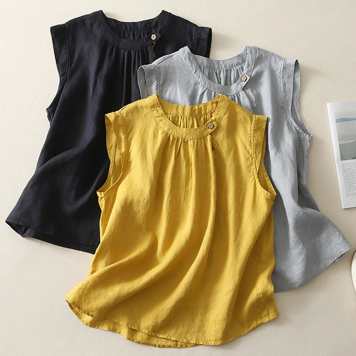 Breezy Linen Top